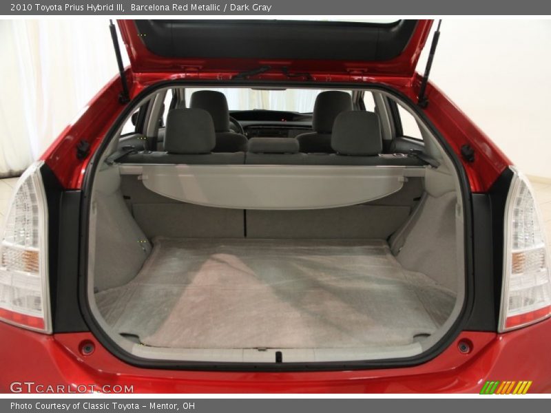 Barcelona Red Metallic / Dark Gray 2010 Toyota Prius Hybrid III