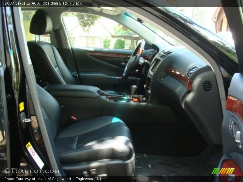 Obsidian Black / Black 2007 Lexus LS 460