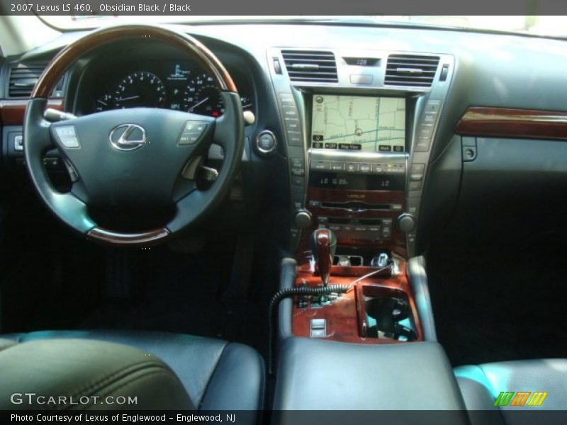 Obsidian Black / Black 2007 Lexus LS 460