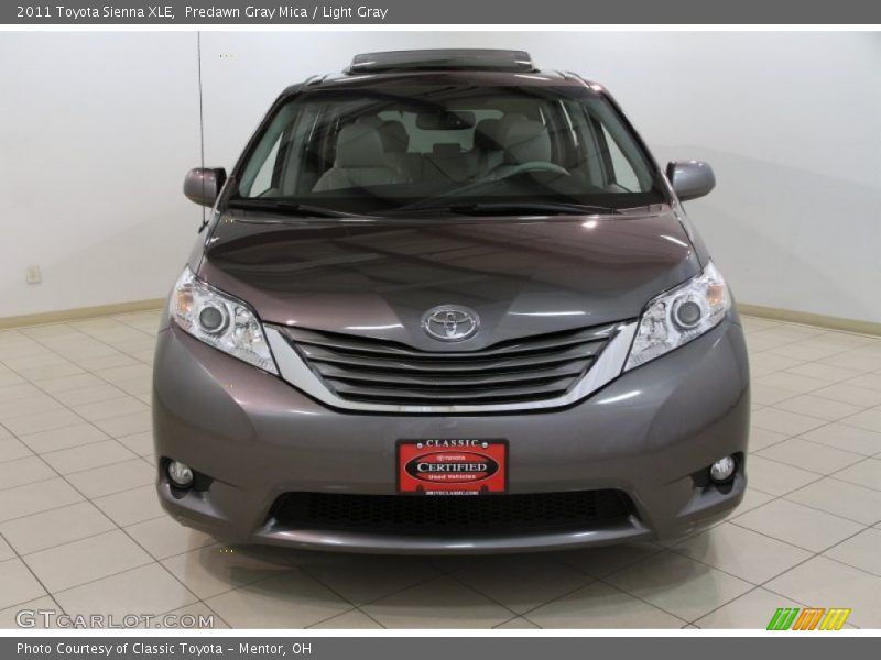Predawn Gray Mica / Light Gray 2011 Toyota Sienna XLE