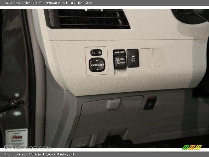 Predawn Gray Mica / Light Gray 2011 Toyota Sienna XLE