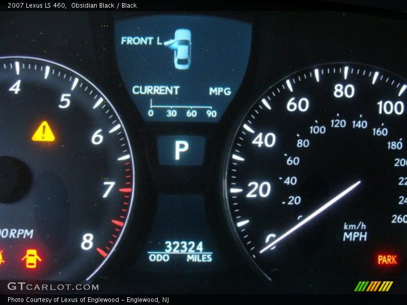 Obsidian Black / Black 2007 Lexus LS 460
