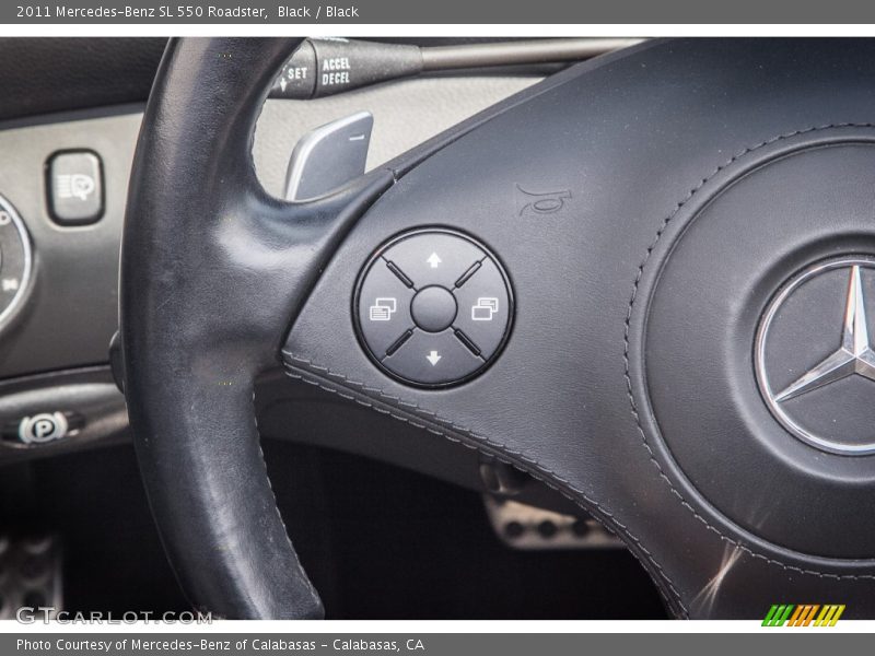 Black / Black 2011 Mercedes-Benz SL 550 Roadster
