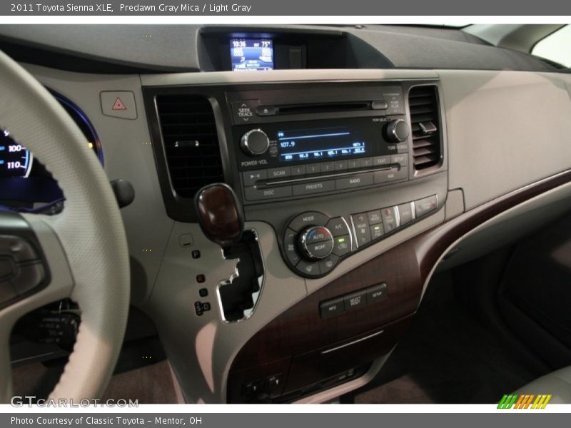 Predawn Gray Mica / Light Gray 2011 Toyota Sienna XLE