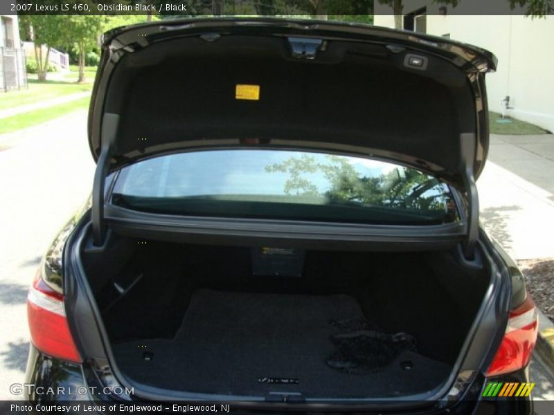 Obsidian Black / Black 2007 Lexus LS 460