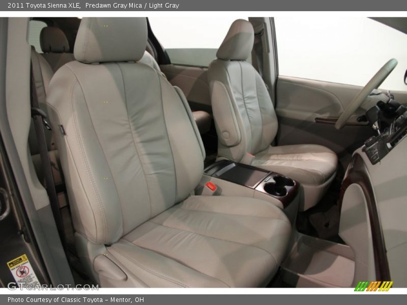 Predawn Gray Mica / Light Gray 2011 Toyota Sienna XLE