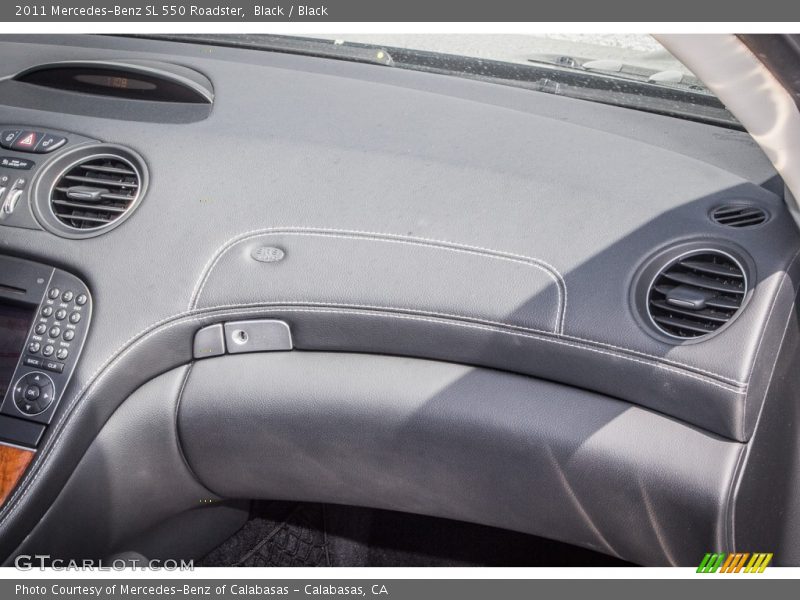 Black / Black 2011 Mercedes-Benz SL 550 Roadster