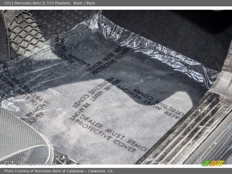 Black / Black 2011 Mercedes-Benz SL 550 Roadster