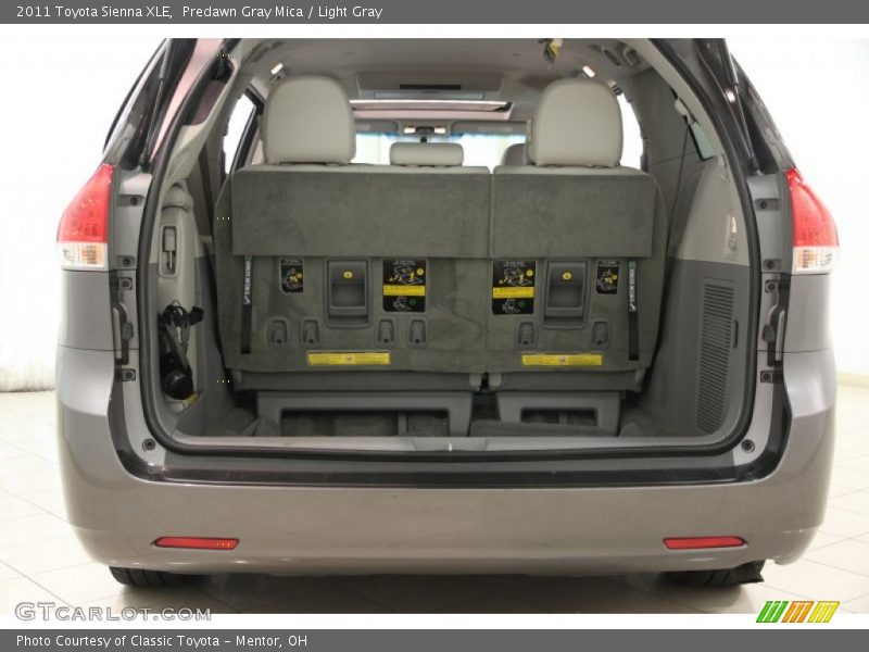Predawn Gray Mica / Light Gray 2011 Toyota Sienna XLE