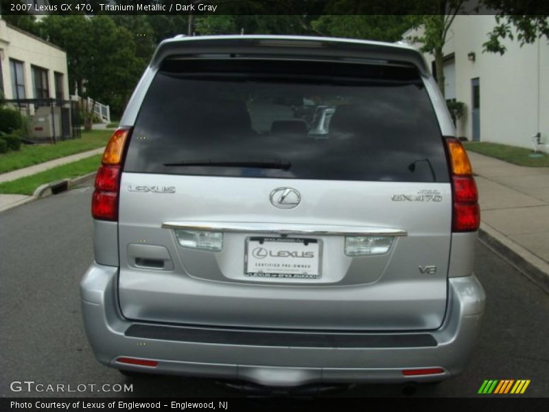 Titanium Metallic / Dark Gray 2007 Lexus GX 470