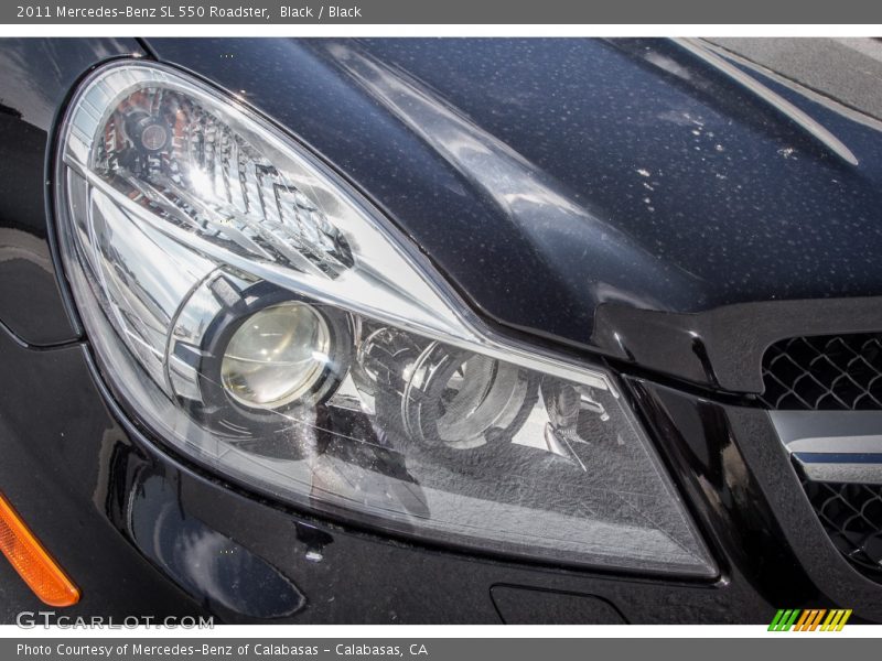 Black / Black 2011 Mercedes-Benz SL 550 Roadster