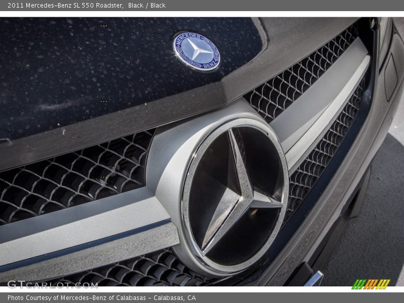 Black / Black 2011 Mercedes-Benz SL 550 Roadster