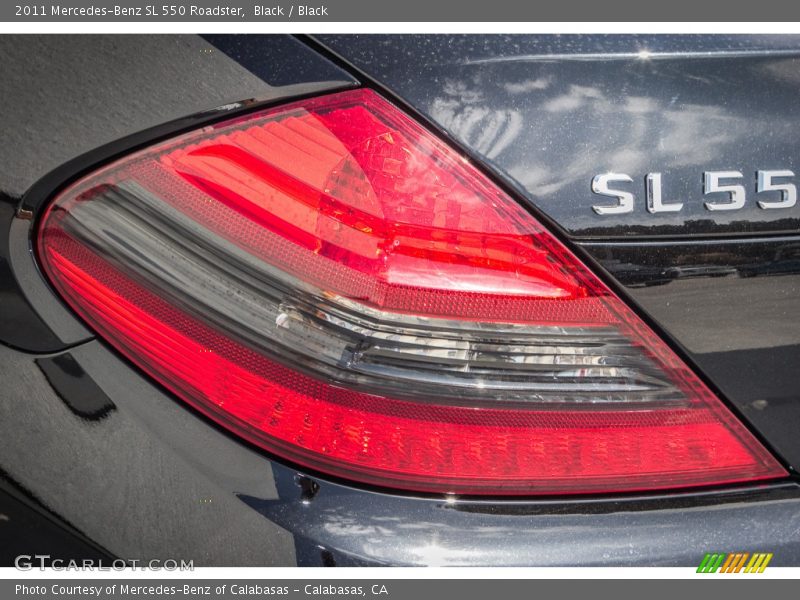 Black / Black 2011 Mercedes-Benz SL 550 Roadster
