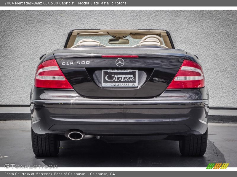 Mocha Black Metallic / Stone 2004 Mercedes-Benz CLK 500 Cabriolet