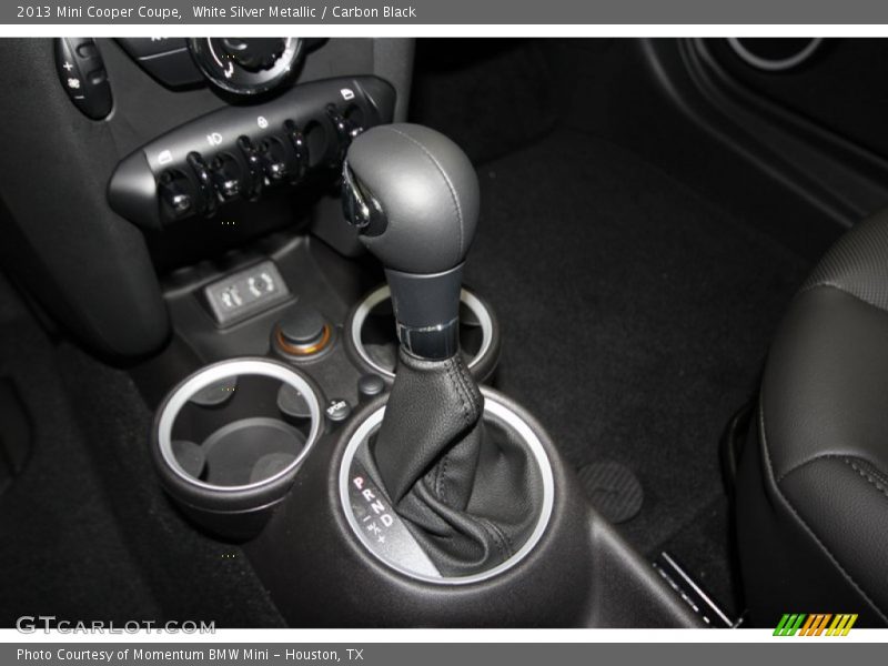 White Silver Metallic / Carbon Black 2013 Mini Cooper Coupe