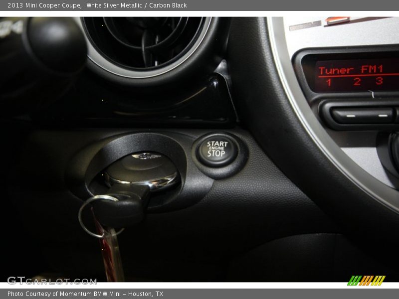 White Silver Metallic / Carbon Black 2013 Mini Cooper Coupe