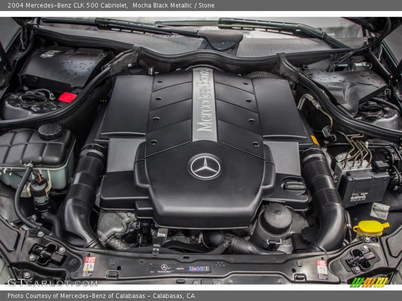  2004 CLK 500 Cabriolet Engine - 5.0 Liter SOHC 24-Valve V8