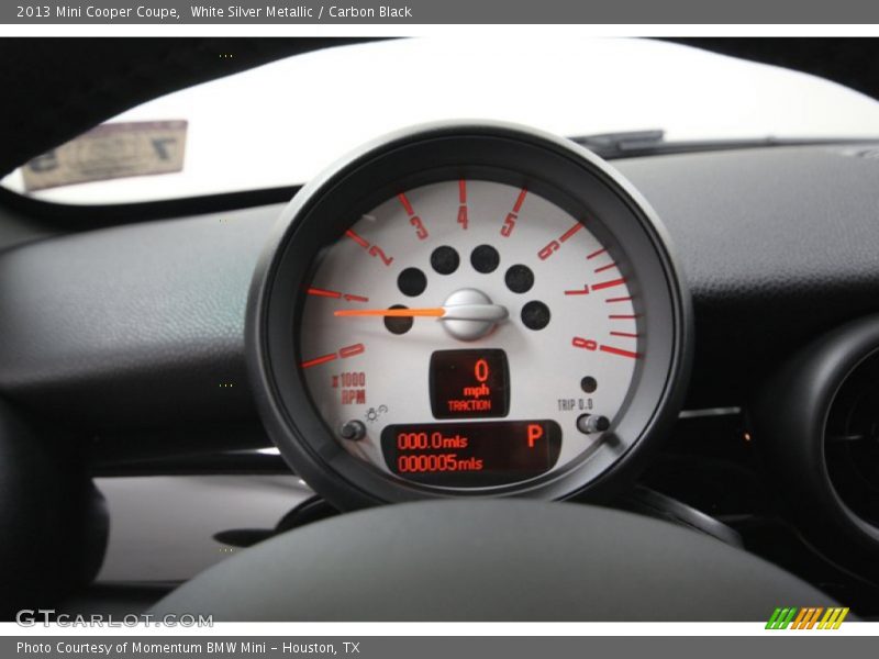 White Silver Metallic / Carbon Black 2013 Mini Cooper Coupe