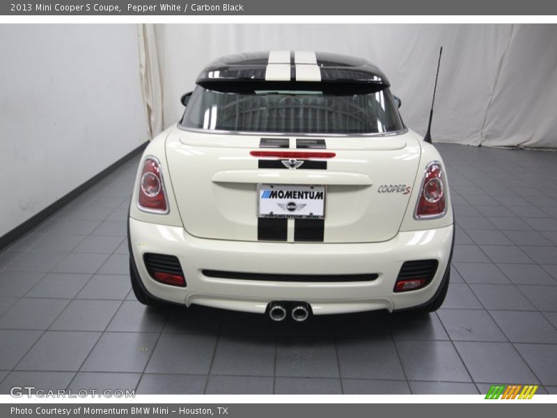 Pepper White / Carbon Black 2013 Mini Cooper S Coupe