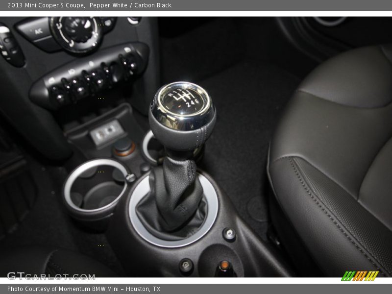 Pepper White / Carbon Black 2013 Mini Cooper S Coupe