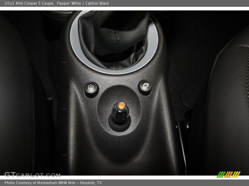 Pepper White / Carbon Black 2013 Mini Cooper S Coupe