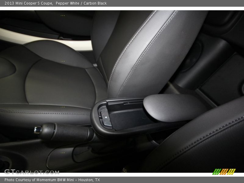 Pepper White / Carbon Black 2013 Mini Cooper S Coupe