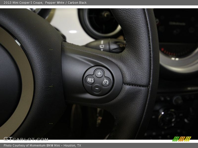 Pepper White / Carbon Black 2013 Mini Cooper S Coupe