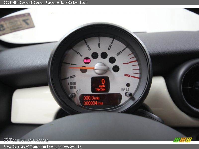 Pepper White / Carbon Black 2013 Mini Cooper S Coupe