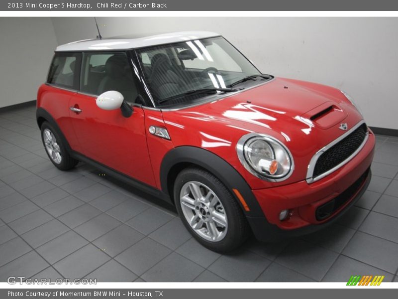 Chili Red / Carbon Black 2013 Mini Cooper S Hardtop