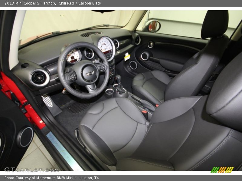 Chili Red / Carbon Black 2013 Mini Cooper S Hardtop