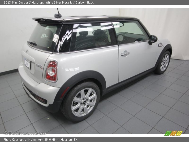 White Silver Metallic / Carbon Black 2013 Mini Cooper S Hardtop