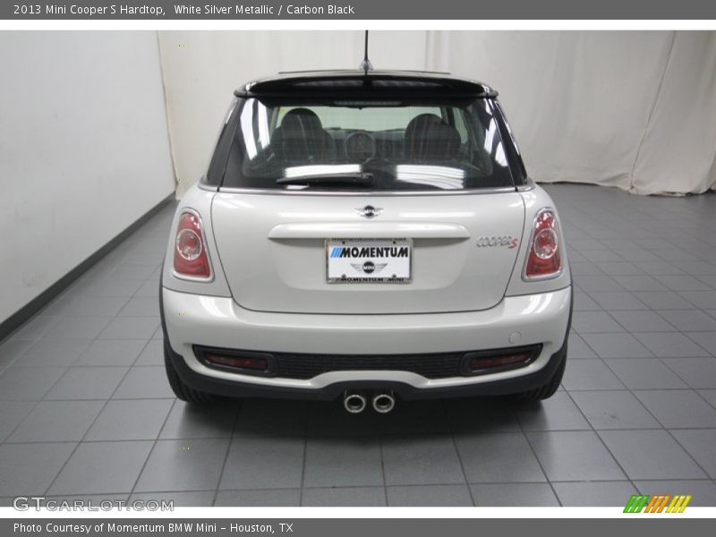 White Silver Metallic / Carbon Black 2013 Mini Cooper S Hardtop