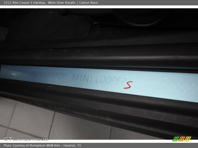 White Silver Metallic / Carbon Black 2013 Mini Cooper S Hardtop