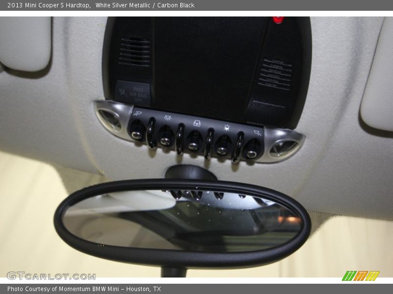 White Silver Metallic / Carbon Black 2013 Mini Cooper S Hardtop