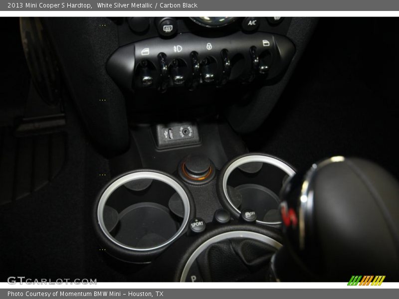 White Silver Metallic / Carbon Black 2013 Mini Cooper S Hardtop