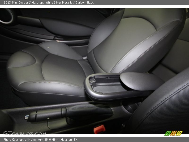 White Silver Metallic / Carbon Black 2013 Mini Cooper S Hardtop