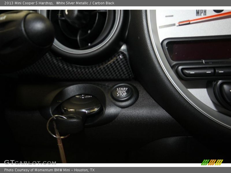 White Silver Metallic / Carbon Black 2013 Mini Cooper S Hardtop