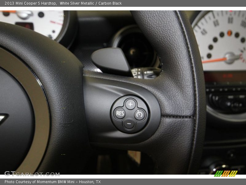 White Silver Metallic / Carbon Black 2013 Mini Cooper S Hardtop