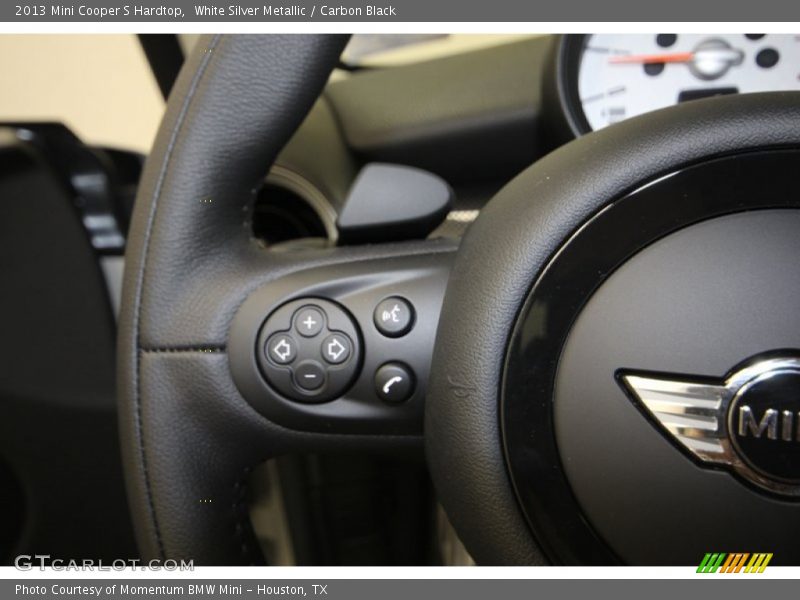 White Silver Metallic / Carbon Black 2013 Mini Cooper S Hardtop