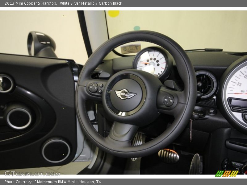 White Silver Metallic / Carbon Black 2013 Mini Cooper S Hardtop
