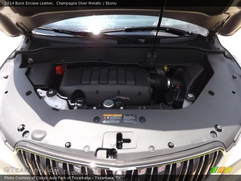 Champagne Silver Metallic / Ebony 2014 Buick Enclave Leather