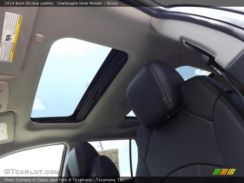 Champagne Silver Metallic / Ebony 2014 Buick Enclave Leather