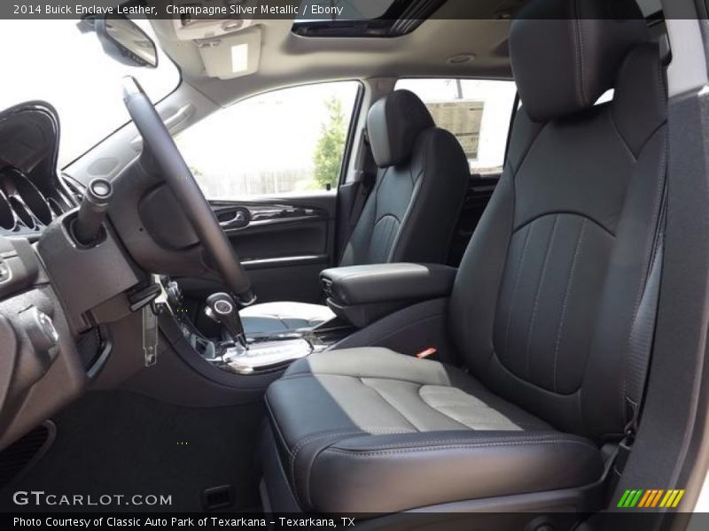 Champagne Silver Metallic / Ebony 2014 Buick Enclave Leather