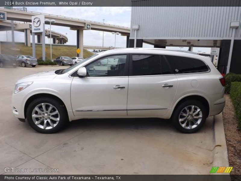 White Opal / Ebony 2014 Buick Enclave Premium