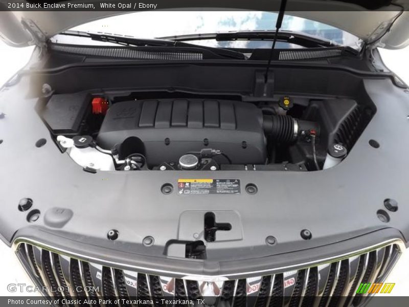 White Opal / Ebony 2014 Buick Enclave Premium