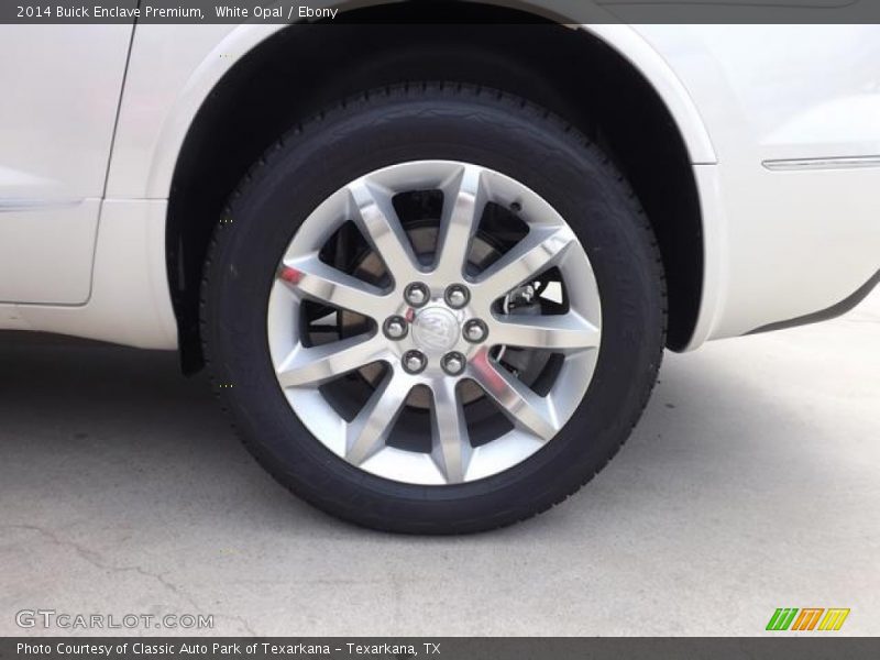 White Opal / Ebony 2014 Buick Enclave Premium