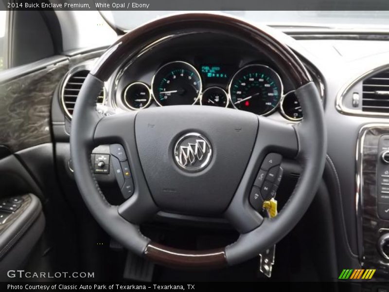 White Opal / Ebony 2014 Buick Enclave Premium