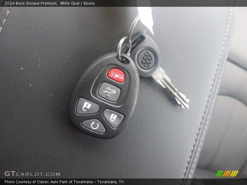 White Opal / Ebony 2014 Buick Enclave Premium