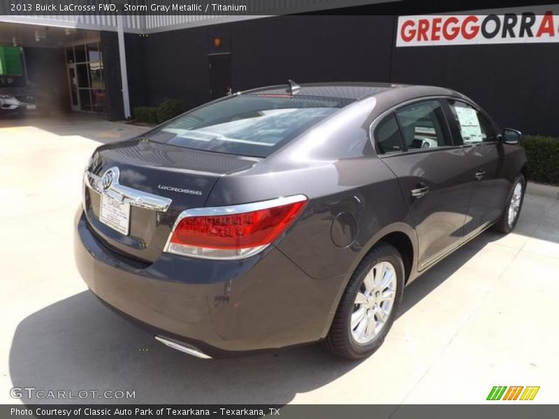 Storm Gray Metallic / Titanium 2013 Buick LaCrosse FWD
