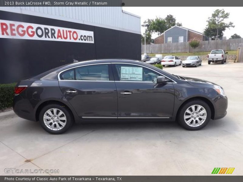Storm Gray Metallic / Titanium 2013 Buick LaCrosse FWD